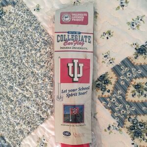 New IU Indiana Hoosiers Car Flag 11x15 Tailgating NCAA Basketball Football